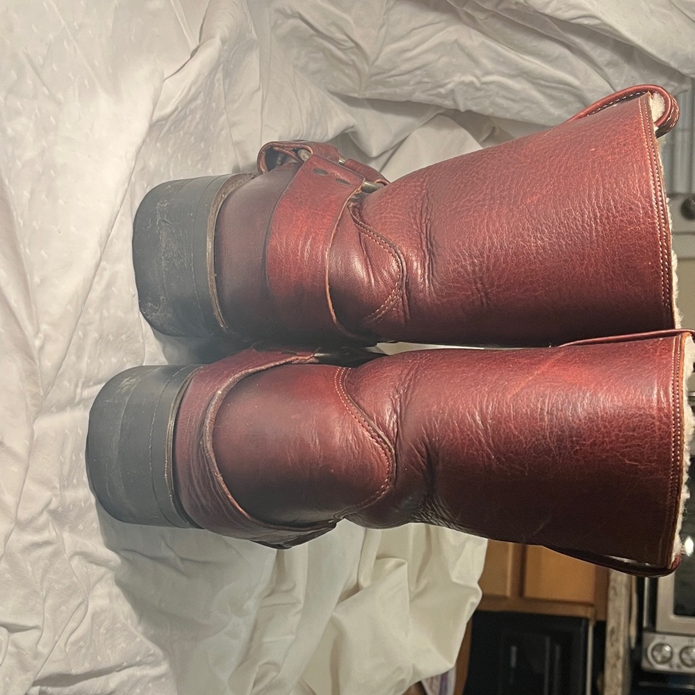 Frye Men's Brown Leather Boots - Picture 10 of 15